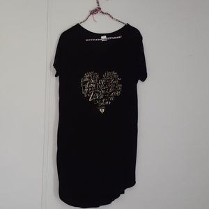 Long Black Shirt/Dress